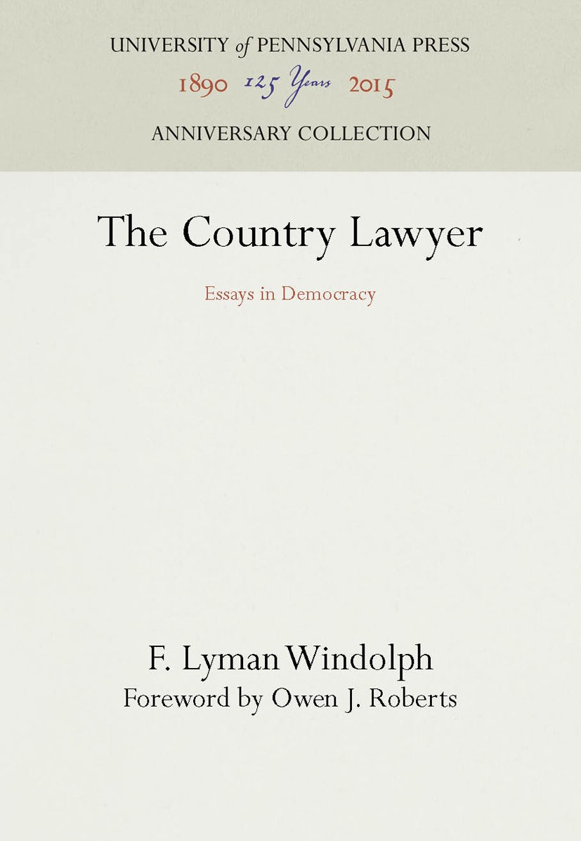 Book cover image for The Country Lawyer ISBN: 9781512808834